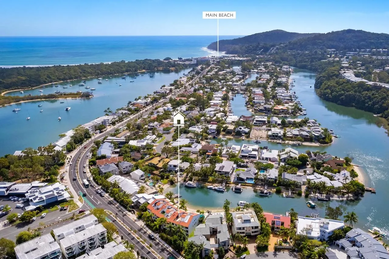 アパート ヌーサヘッズSt Tropez 12 Haven With Water View & Poolアパートメント オーストラリア